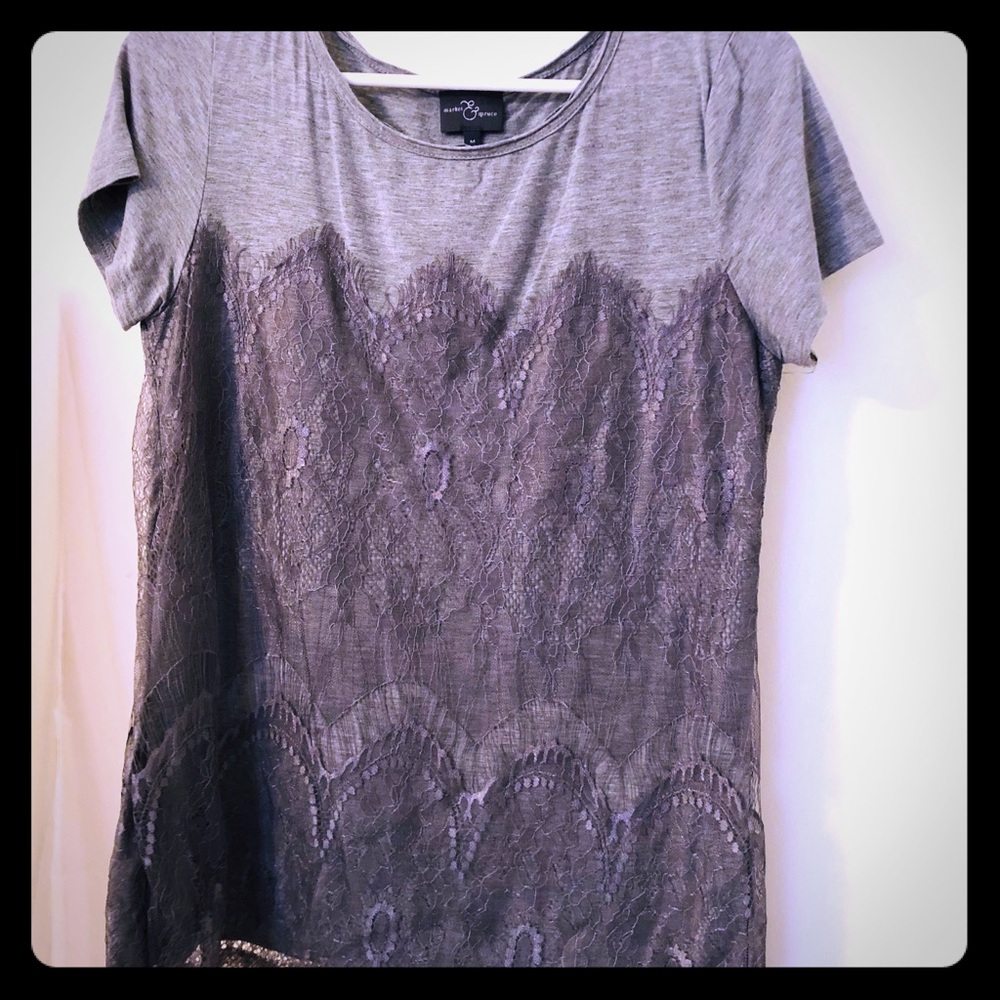 Soft lace t-shirt